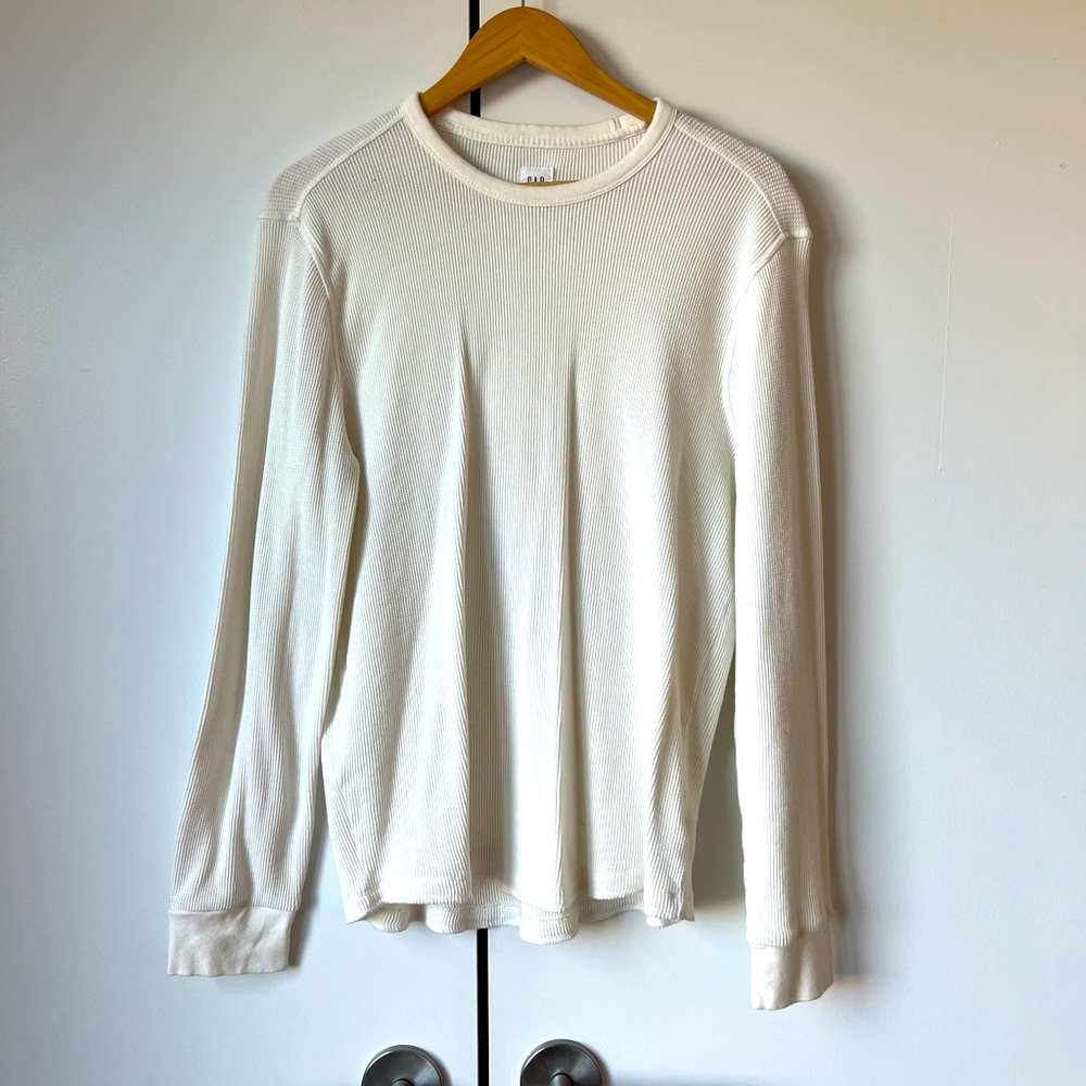 Gap waffle weave long sleeve tee